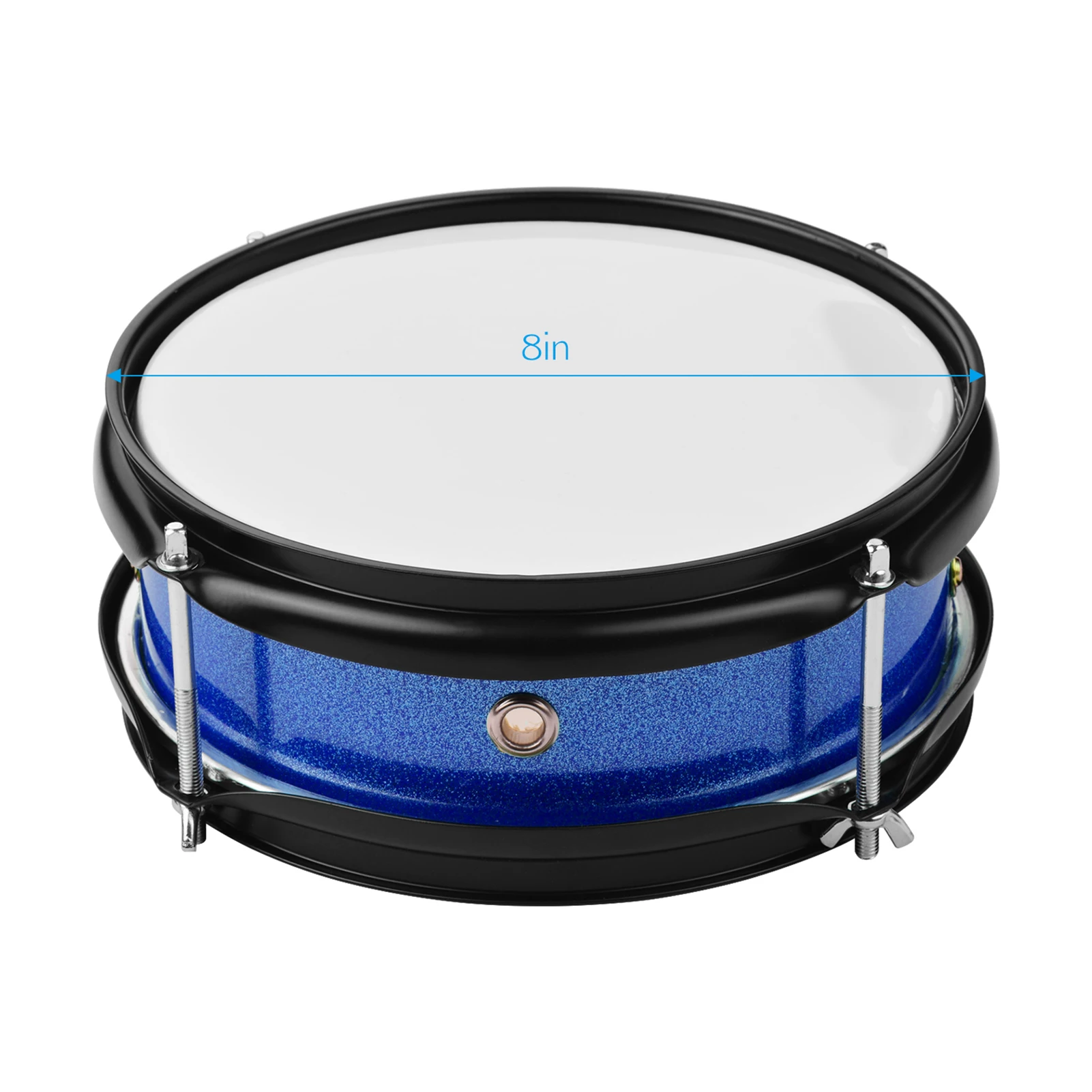 8 بوصة كمين طبل مع أفخاذ حزام الكتف طبل مفتاح لفرقة الطلاب الأطفال كمين طبل طبل للأطفال كمين طبل 2025