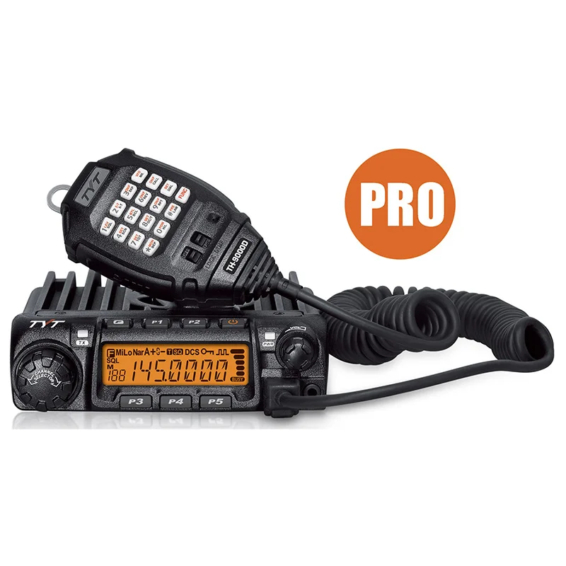 TYT TH-9000D PRO VHF Mobile Base Station Transceiver Car Radio Analog Two-Way Radio 60W High Power Walkie-Talkie Long Range