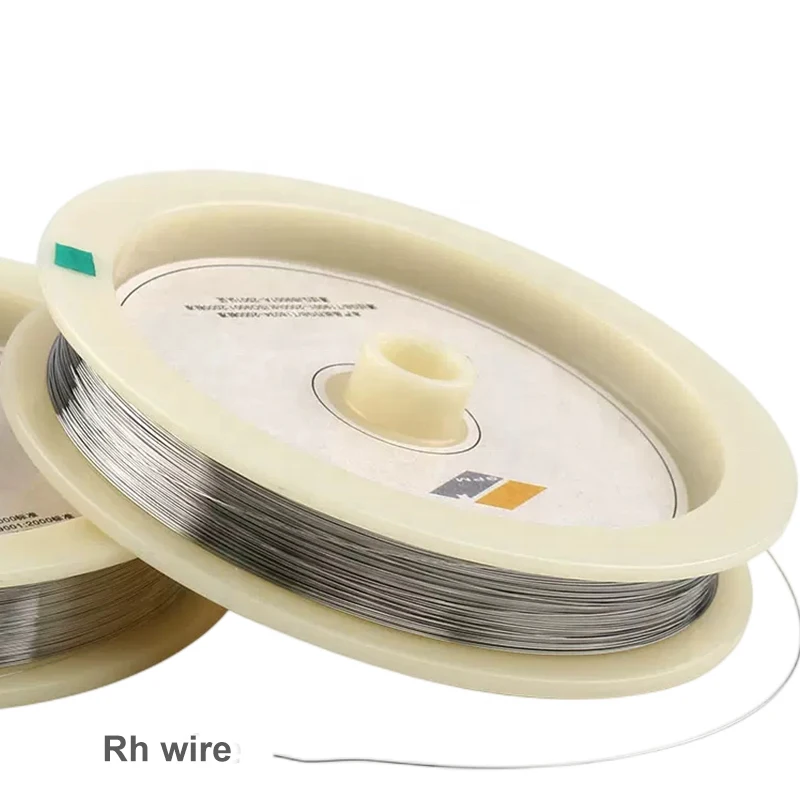 

99.99% purity 0.5mm diameter rhodium wire for used in aerospace and lab