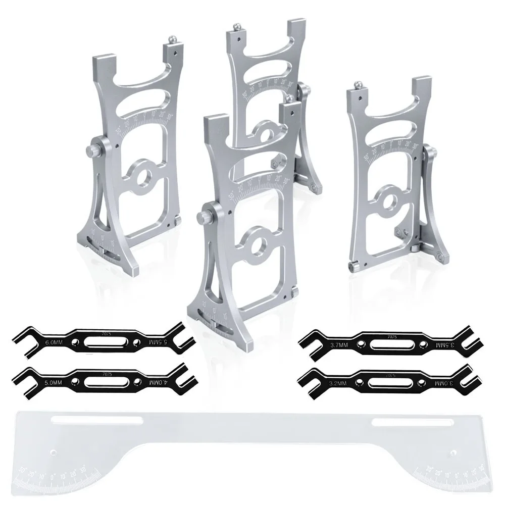 RC Setup Gauge Tool 17mm For 1/8 1/7 RC Rally Short Course Buggy Fit Traxxas ARRMA Losi High Precision Adjustable RC Tools