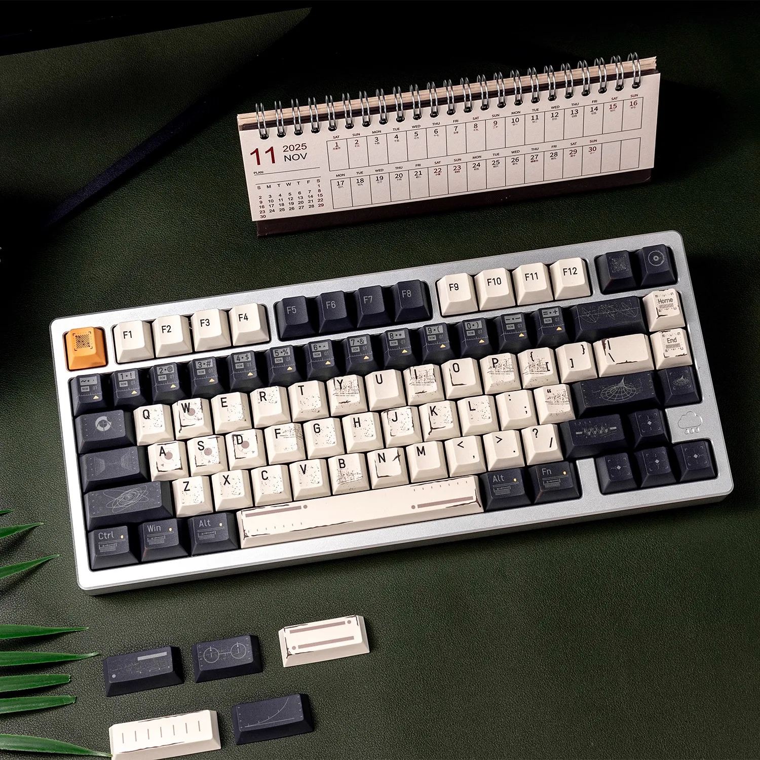 

Interstellar Journey Theme Keycaps Pink 142 Keys PBT Cherry Profile Customised Gaming Keyboard Cap for Mechanical Keyboard Gift