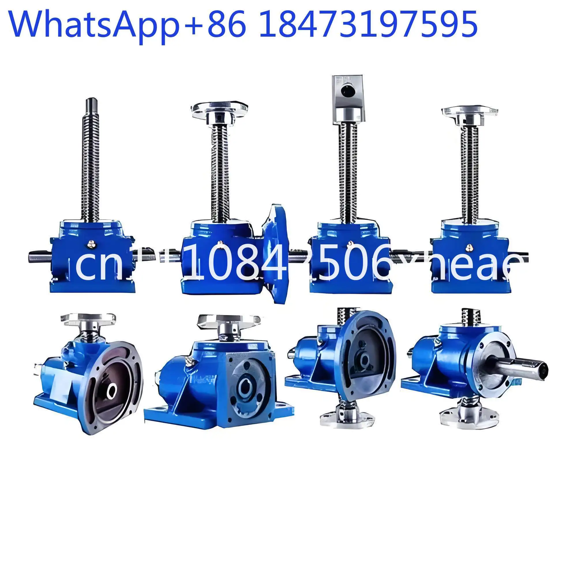 SWL screw lift worm gear vertical flange copper nut electric hand shaking small gear reducer