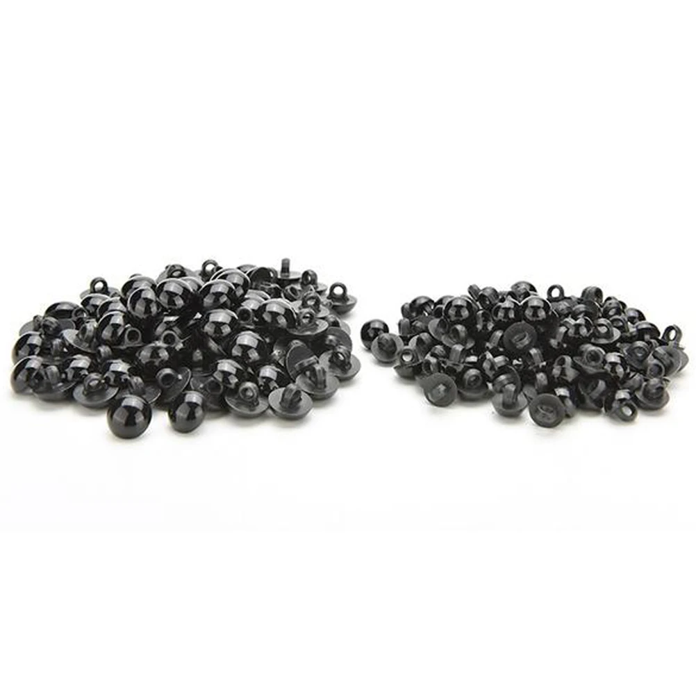 

100 Pcs Mushroom Buttons Eyes Making Supplies Round Accessories Sewing Beads