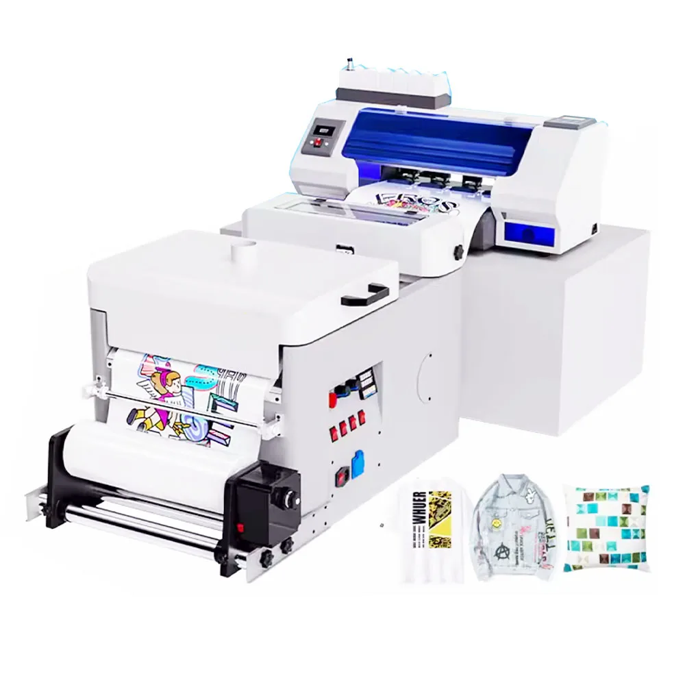 A3 Inkjet Printer DTF 30Cm XP600 Shake Powder Print Head Set Heat Transfer T-shirt Textile Printing Machine Digital DTF Printer