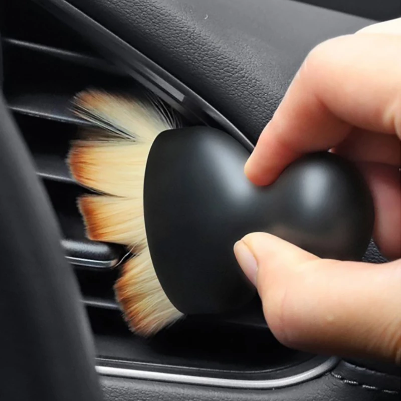 Car Interior Cleaning Tool Air Conditioner Air Outlet Cleaning Artifact Brush Car Brush Car Crevice Dust Removal Car Detailing