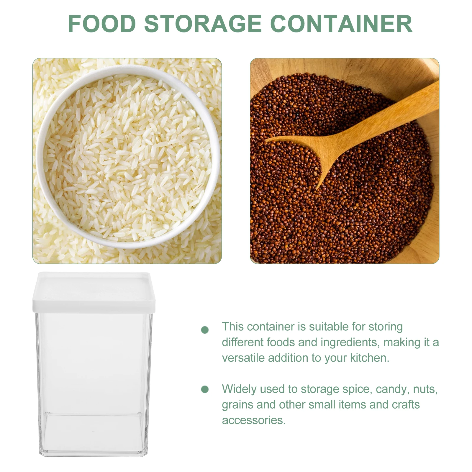 

Sealed Food Preservation Box Clear Storage Container for Refrigerator Organization in Kitchen