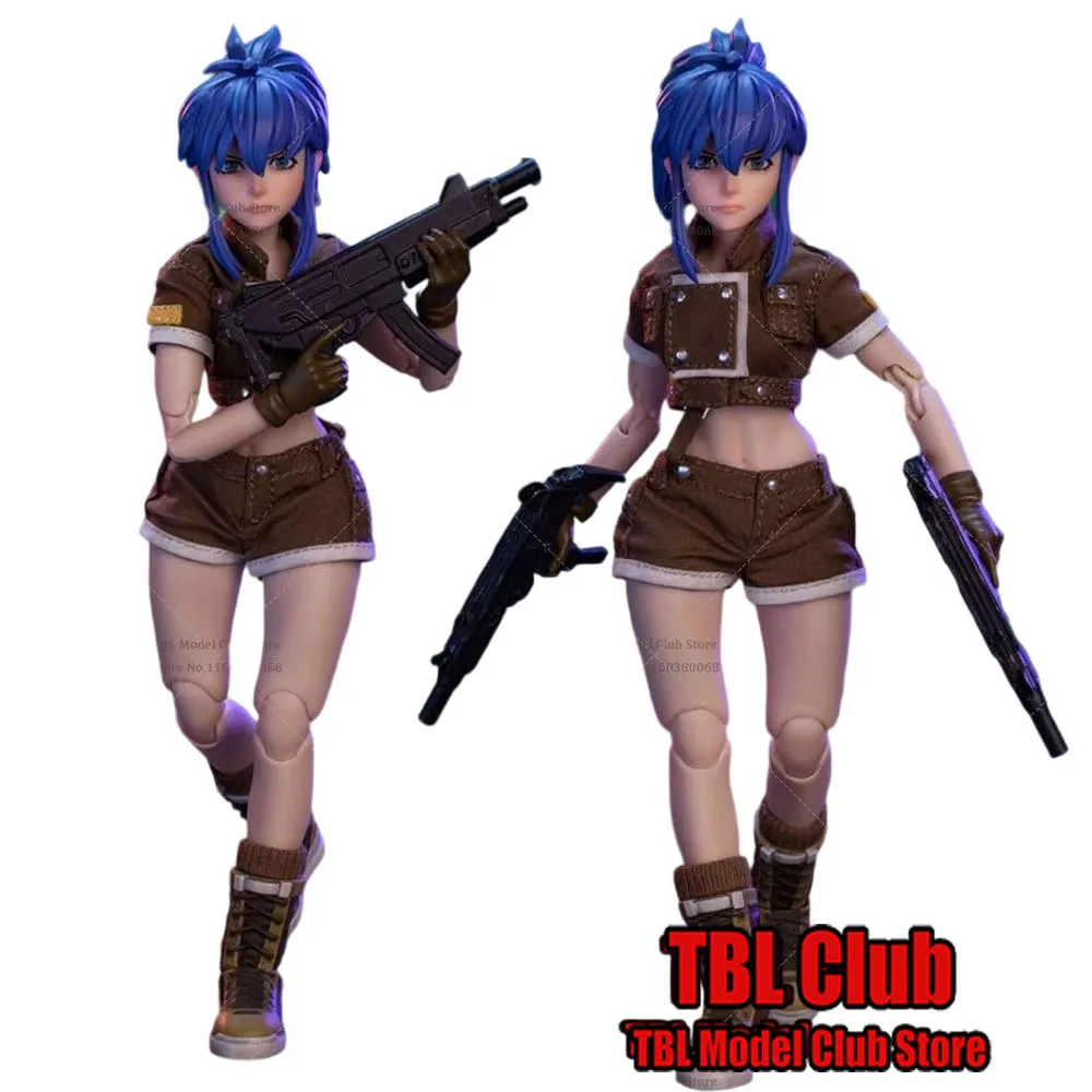 1/12 Collectible Legend of Battle 레오나 액션 피규어 풀 세트 14.5cm 여성 군인 피규어 인형 재고 있음 TUNSHI STUDIO TS-012