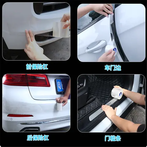 Chevrolet Cruze TRAX Aveo Sonic Lova Sail Equinox Captiva Volt Camaro Cobalt Matiz Spark 용 자동차 도어 스티커 보호 스트립