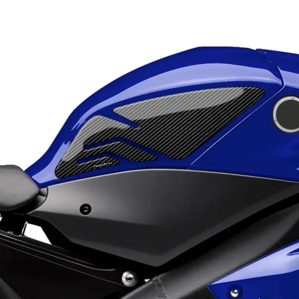 

Для модели Yamaha YZF R6, специальная усиленная защитная наклейка на боковую накладку топливного бака из углеродного волокна от 2017 до 2024 года