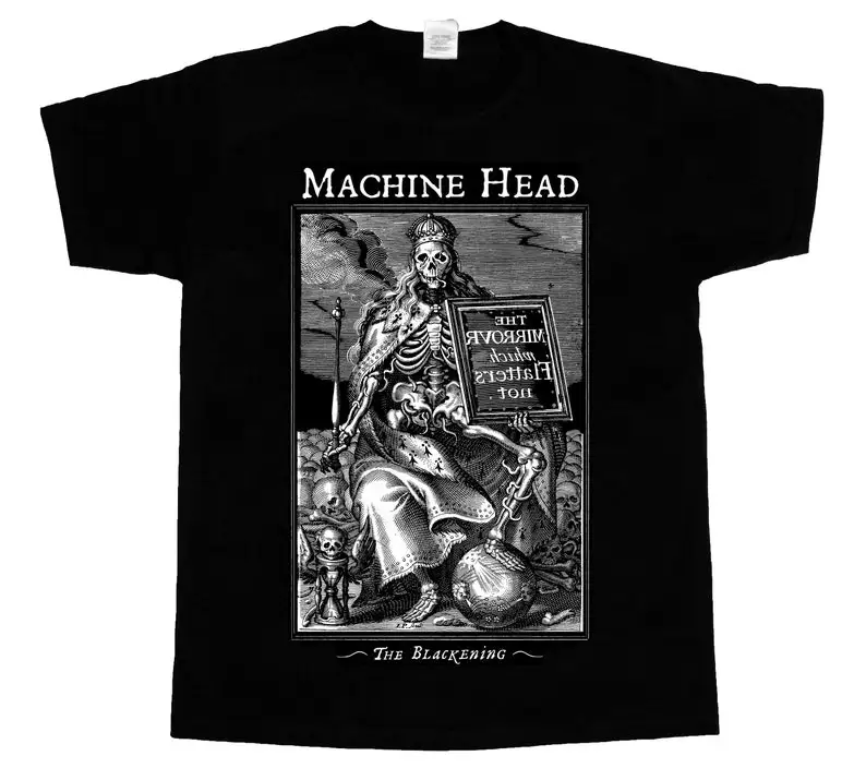 machine head the blackening new black short/long sleeve t-shirt