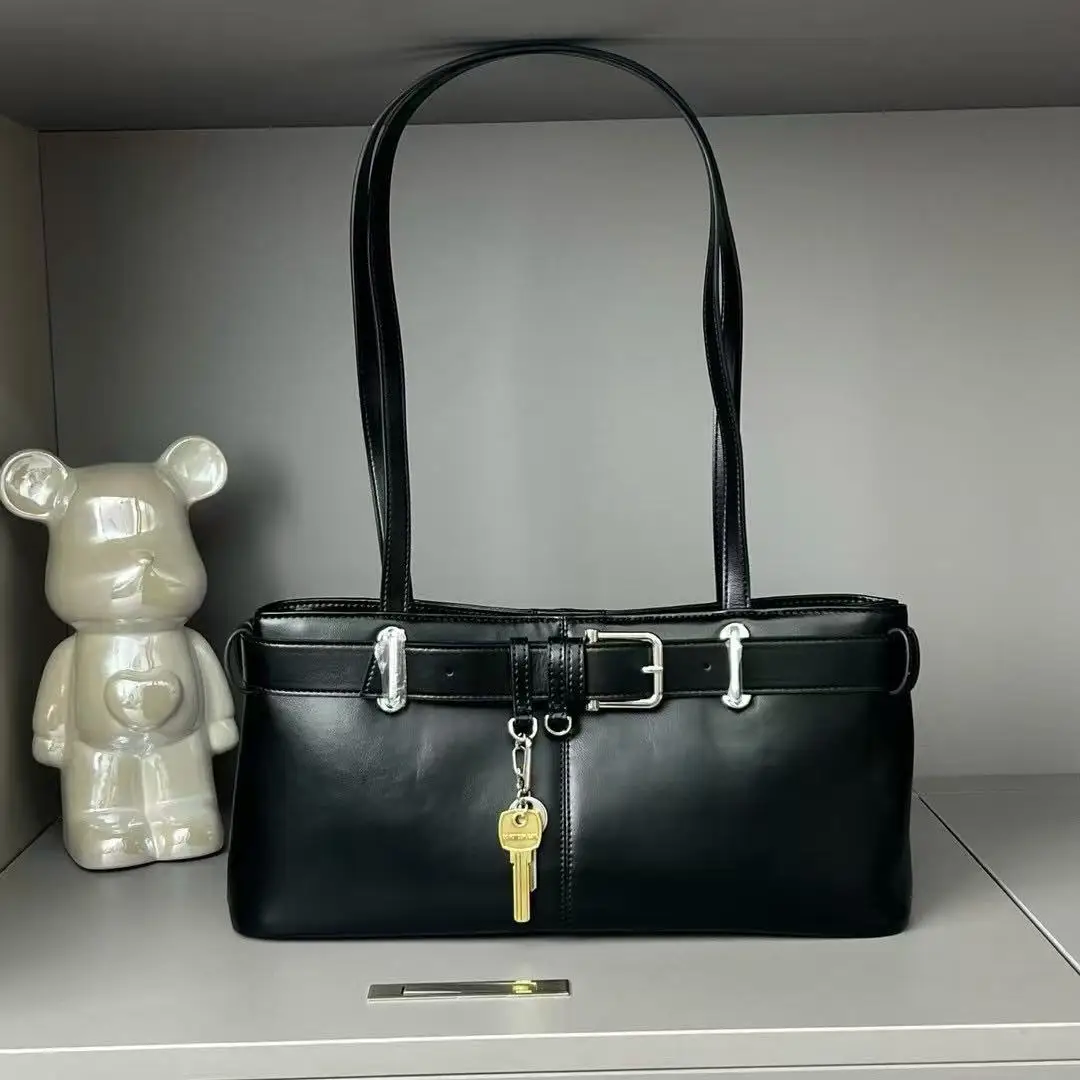 

Сумки женские высокого качества 2025 новый стиль из натуральной кожи коровы 30 см ключ ремень женская сумка на плечо