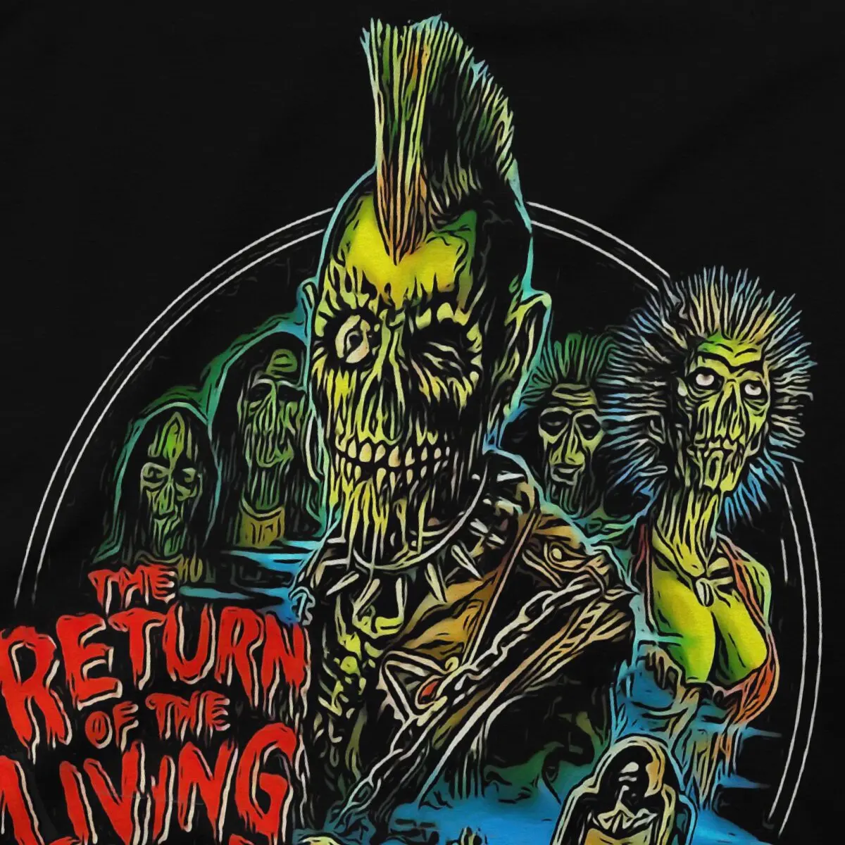 Return Of The Living Dead Tarman Unique TShirt Scary Horror Casual T Shirt Newest Stuff For Adult