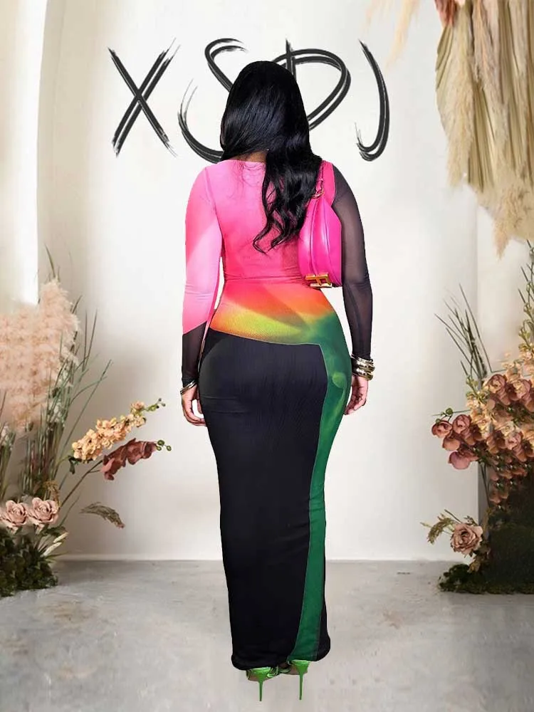 Female Stretch Material Dress Spring Long Sleeve Birthday Dress Women Sexy Print Mesh See Through Long Dresses Elegant - AliExpress 200000345 Female Stretch Material Dress Spring Long Sleeve Birthday Dress Women Sexy Print Mesh See Through Long Dresses Elegant - AliExpress 200000345