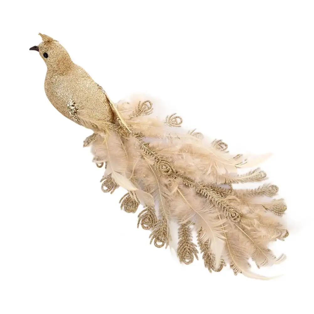 

Charming Bird Pendants For Crafts Floral Arrangement Holiday Clip Birds Christmas Ornaments Lightweight Foam Ornaments