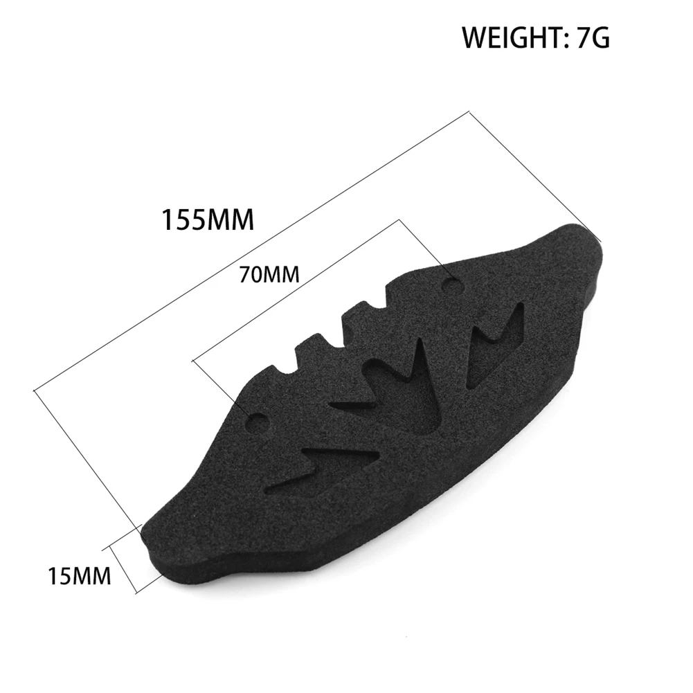 전면 범퍼 스폰지 폼, 3 레이싱 D4 D5 1/10 RC 카 업그레이드 부품, 예비 액세서리