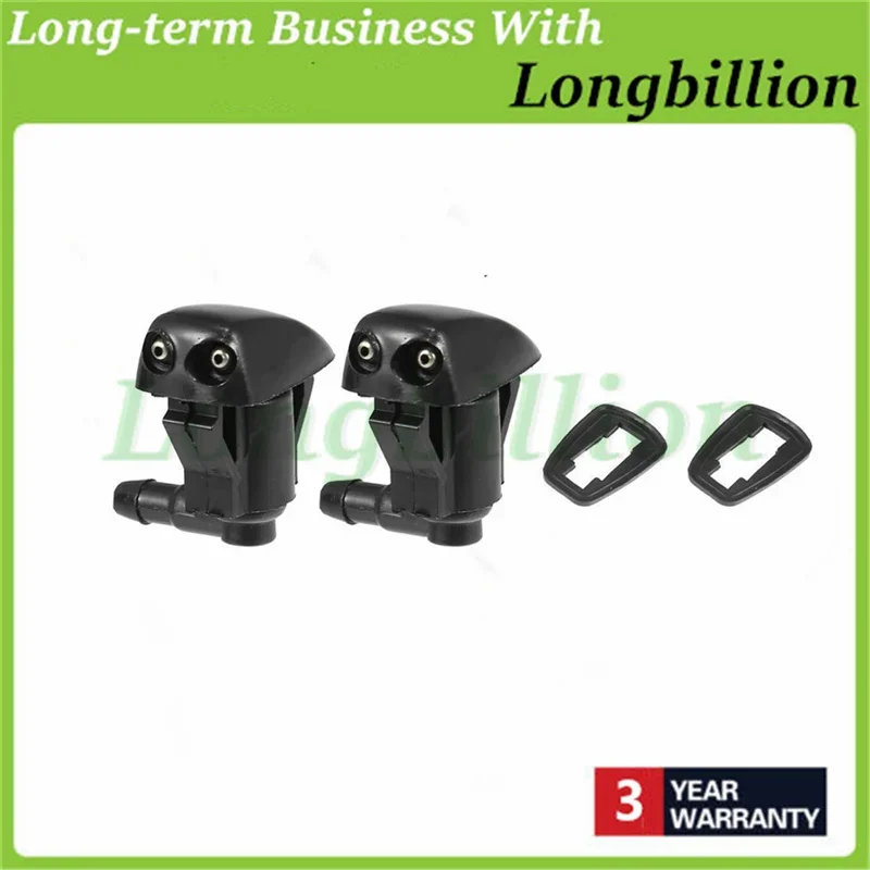 2X Front Windshield Washer Sprayer Nozzle 85381-12050 For Toyota Corolla 2003 2004 2005 Camry XV30 2002-2006 RAV4 1996-2005