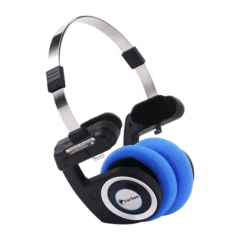 Farsoo שדרוג פרו bluet' אוזניות עם מיקרופון רטרו קלאסי מתקפל hifi קול מוסיקה hifi