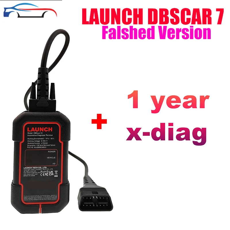 Launch X431 DBScar VII 7 DBScar7 Support X-diag  with activation CANFD CAN FD DOIP Protocol Bluetooth Connector Code Scanner