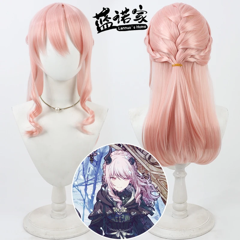 

Virtual YouTube Akiyama Mizuki MZK Cos Cosplay Wig Halloween Carnival Party Props Synthetic Hair Heat Resistant Fiber + Wig Cap