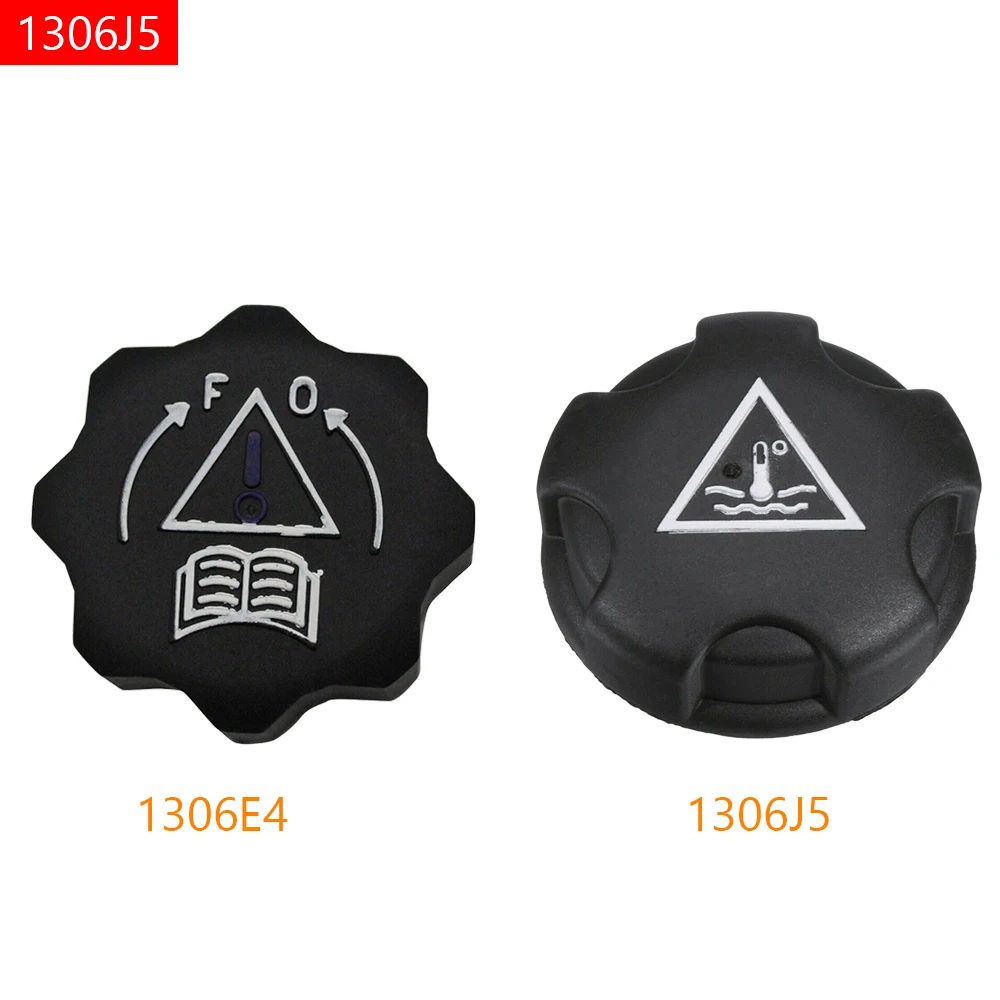 

1306E4 1306J5 9638001280 Engine Coolant Water Tank Cap for Peugeot 206 207 308 407 Citroen C2 C3 C4 Deputy Kettle Cover Lid Kits