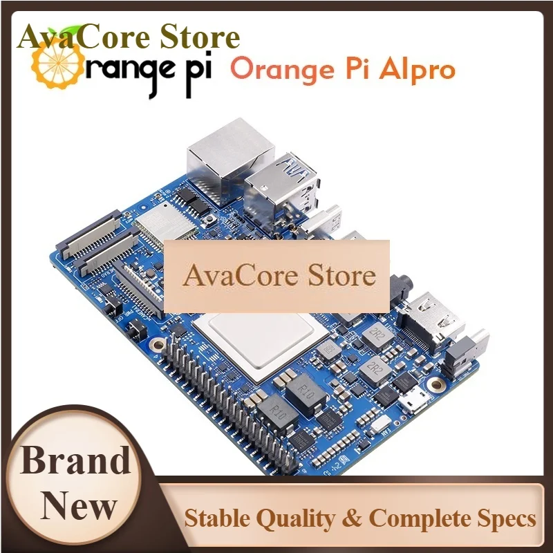 AvaCoreOrange Pi AIPro Orange Pi Development Board AIPro Ascend AI Processor 8/20 TOPWiFi Bluetooth