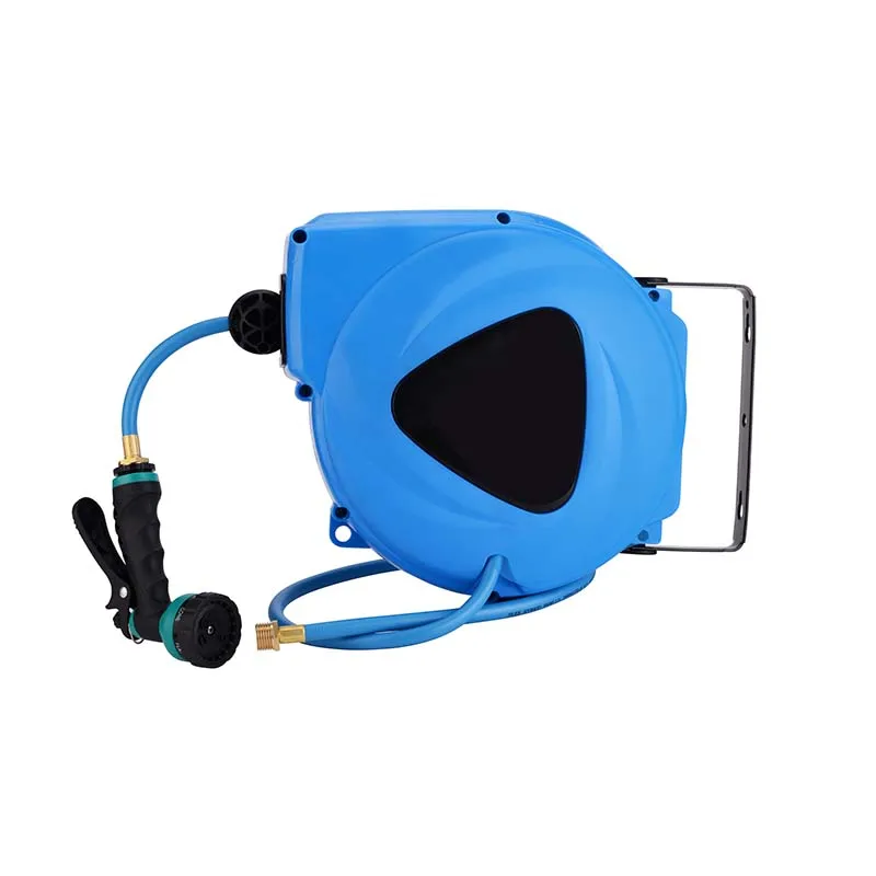 Car Washer 5/16 Inch PU MESH Automatic Retractable Hose Reel with Spray