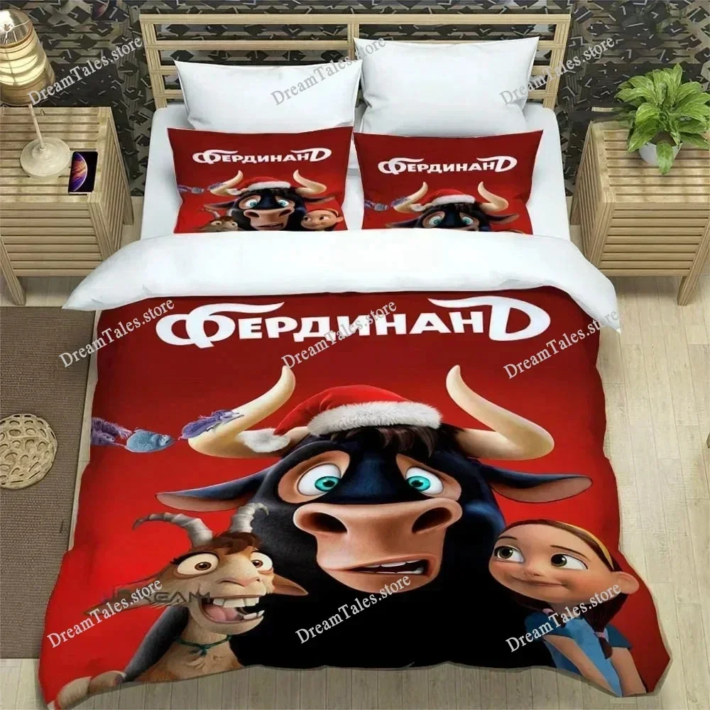 3D Print Cartoon Ferdinand Bedding Sets Exquisite Bed Supplies Set Duvetcover Bed Comforter Set Bedding Set Luxury Birthday Gift