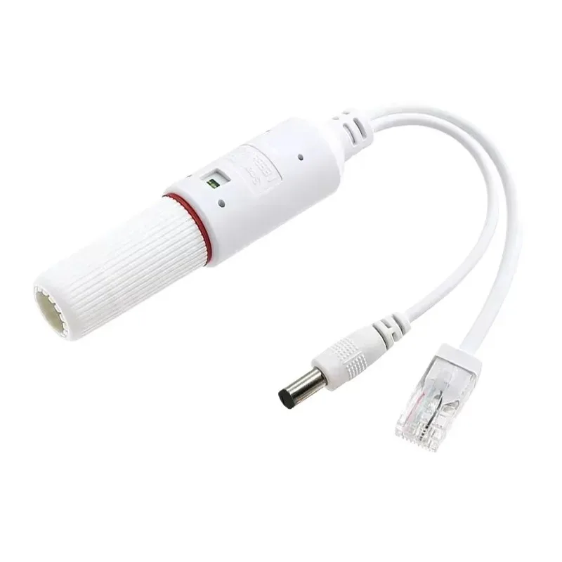 divisor-poe-a-prova-d'agua-ip67-48v-para-12v-adaptador-ieee-8023af-at-para-camera-ip-externa-sistema-de-seguranca-cctv
