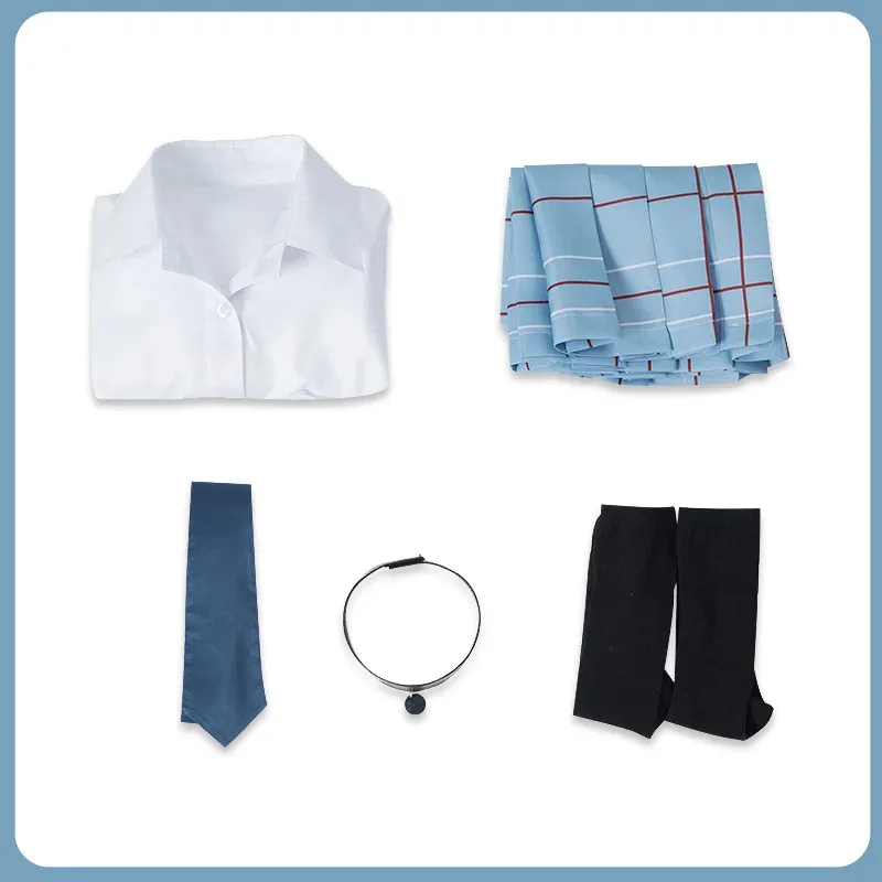 

CyKitagawa Marin Anime my beloved costume Kitagawa Marin Cosplay Costume dresses school uniform wig earrings