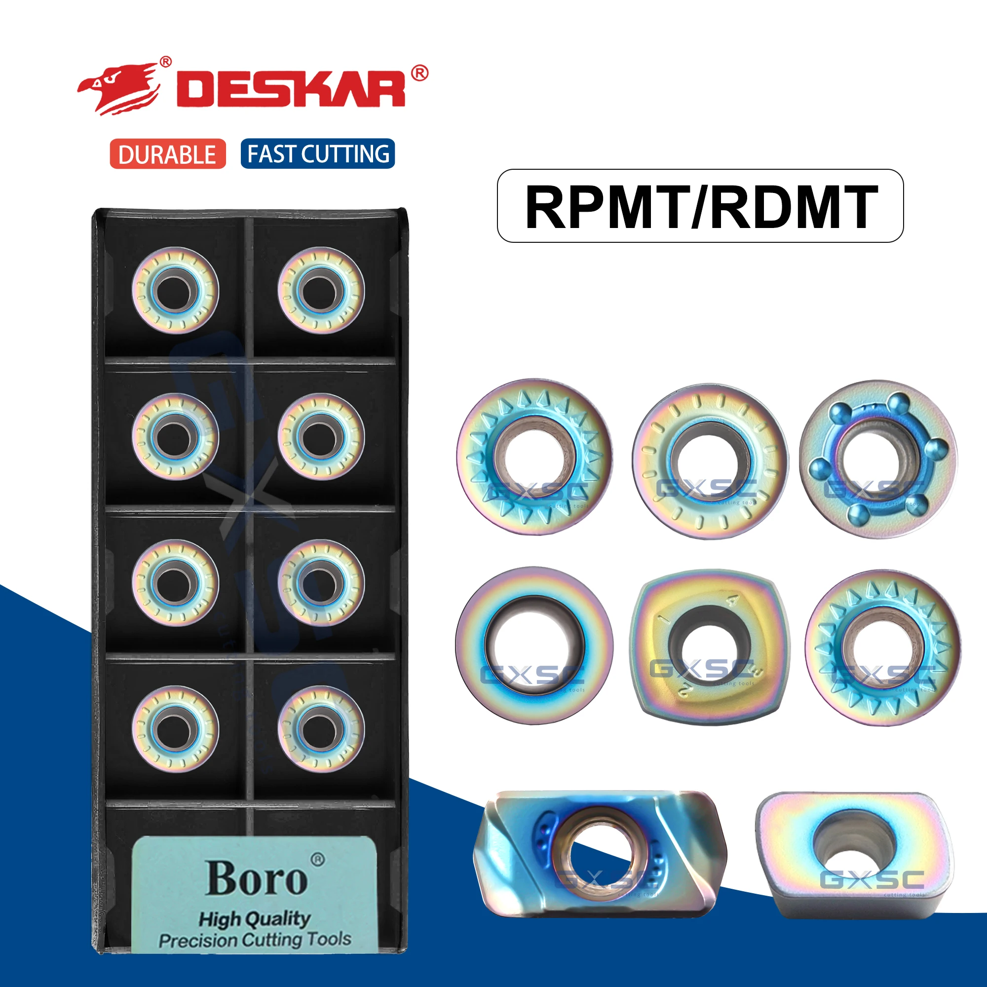 

CNC Machining RPMT10T3MOE/JS/TT/MQ RDHX1003MOT SDMT120512-PH EPNW0603TN-8 LNMU0303ZER-MJ TF618 Quenched Steel Milling Blade Part