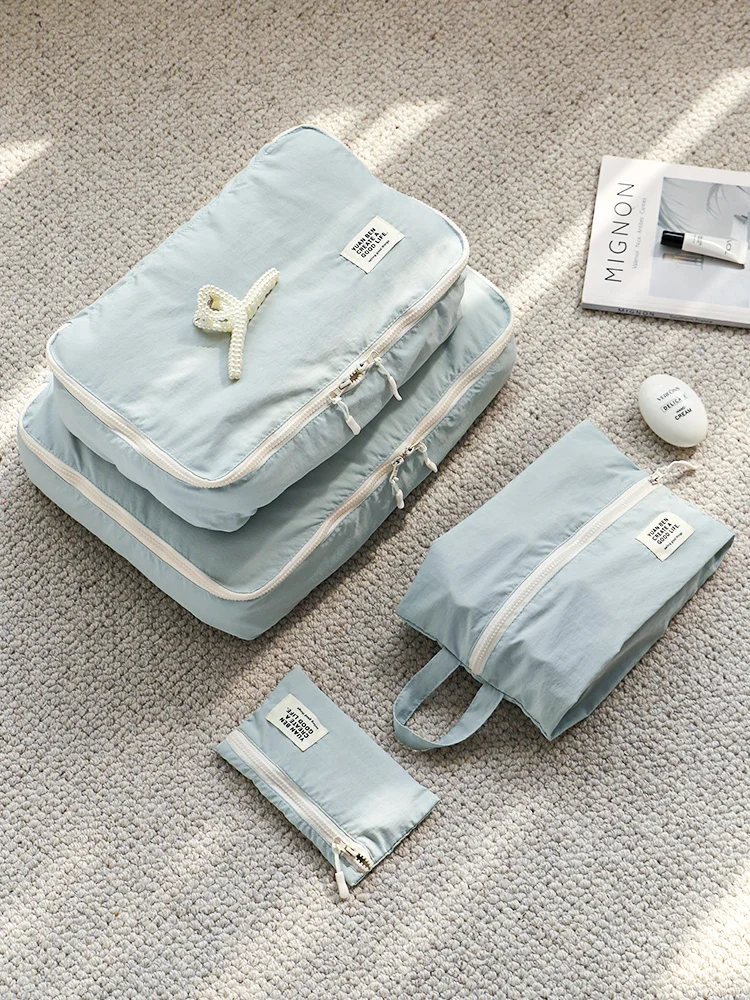 

Водонепроницаемая дорожная сумка для хранения, портативный органайзер Lage для одежды, нижнего белья, туалетных принадлежностей, косметичка, японский Sle