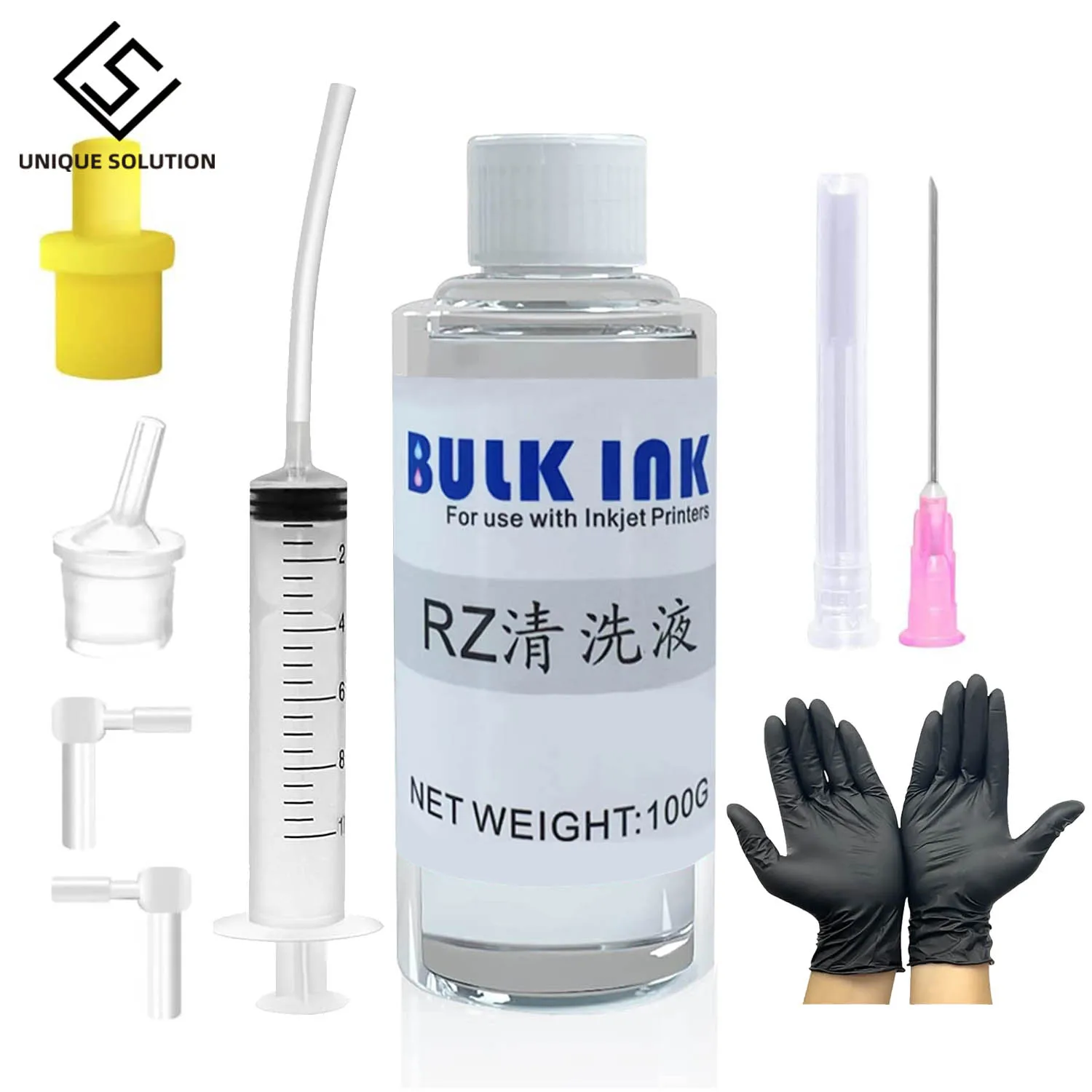 Printhead Cleaning Kit - HP, Epson,Canon, Brother & Lexmark - Large High Efficiency 10ml Premium Syringe