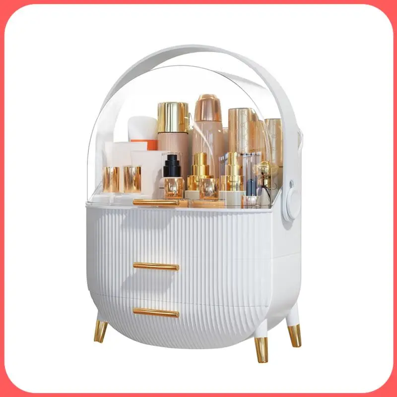 

AA89-Makeup Organizer Skincare Organizers - Cosmetic Display Cases With Transparent Cover, Skincare Organizers For Bathroom