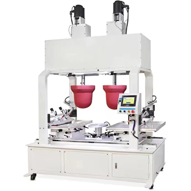 High Quality Tampography Ceramic Plate Bowl Dish Two Color Pad Printing Machine Semi Automatic Pad Printer Machine for Ceramic