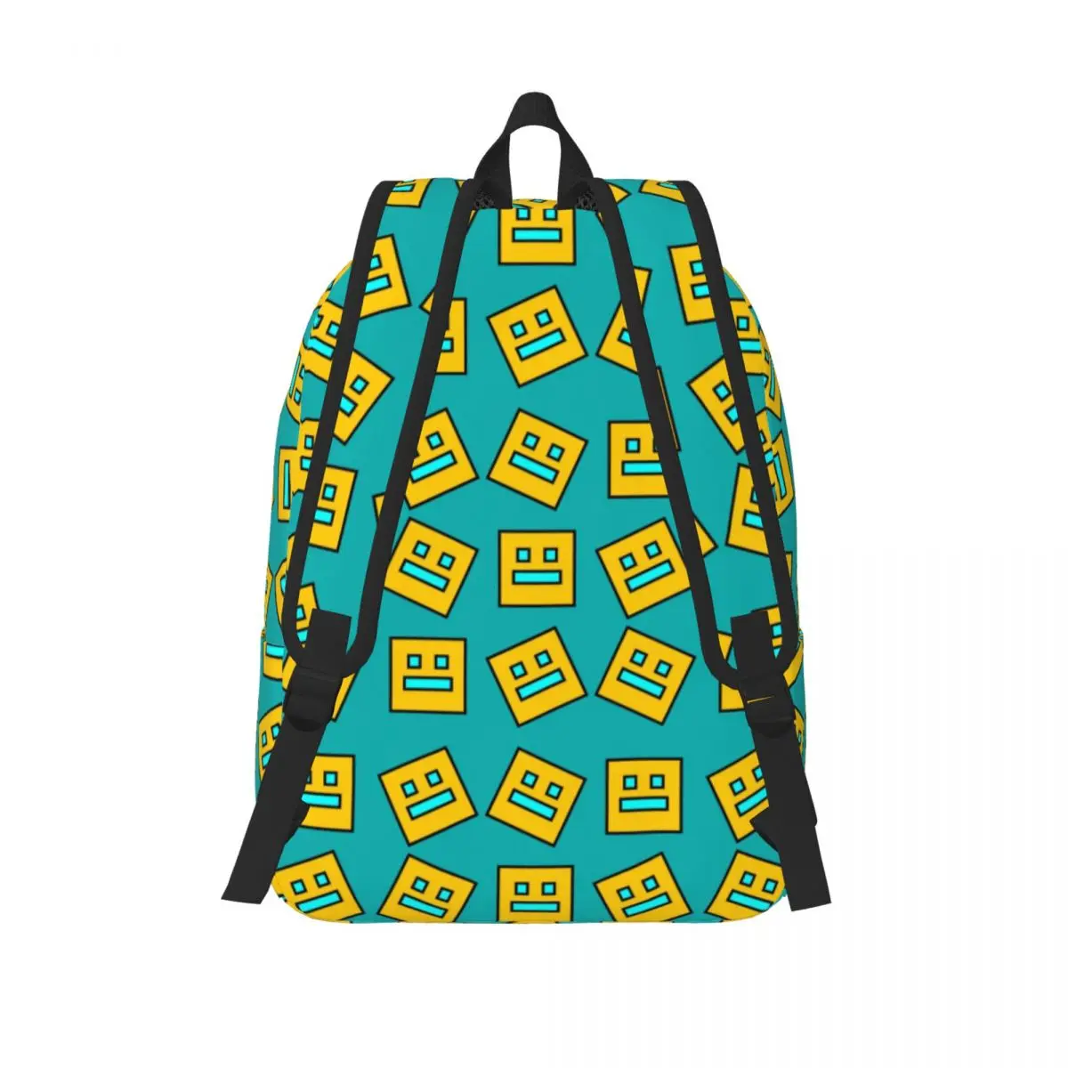 Geometry Cube Dash Gaming per uomo donna studente scuola Bookbag Canvas Daypack elementare High College escursionismo