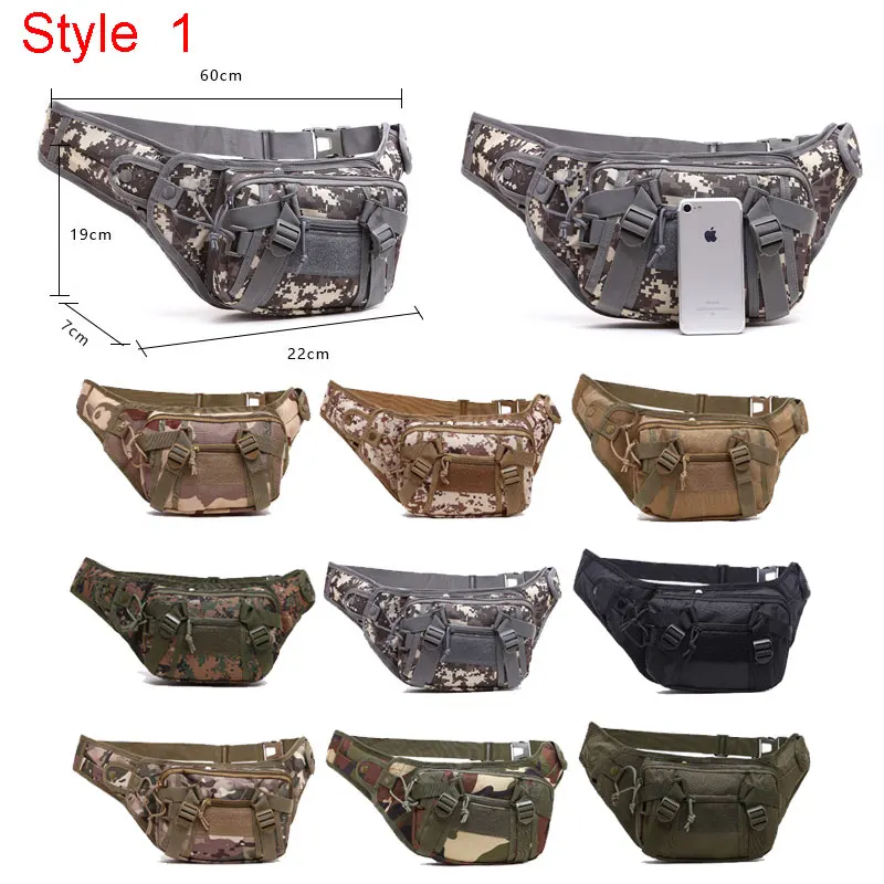 Outdoor Waist Bag Holster Chest Military Tactical Gun Combat Camping Sport Hunting Athletic Shoulder Sling Gun Holster Bag X261A