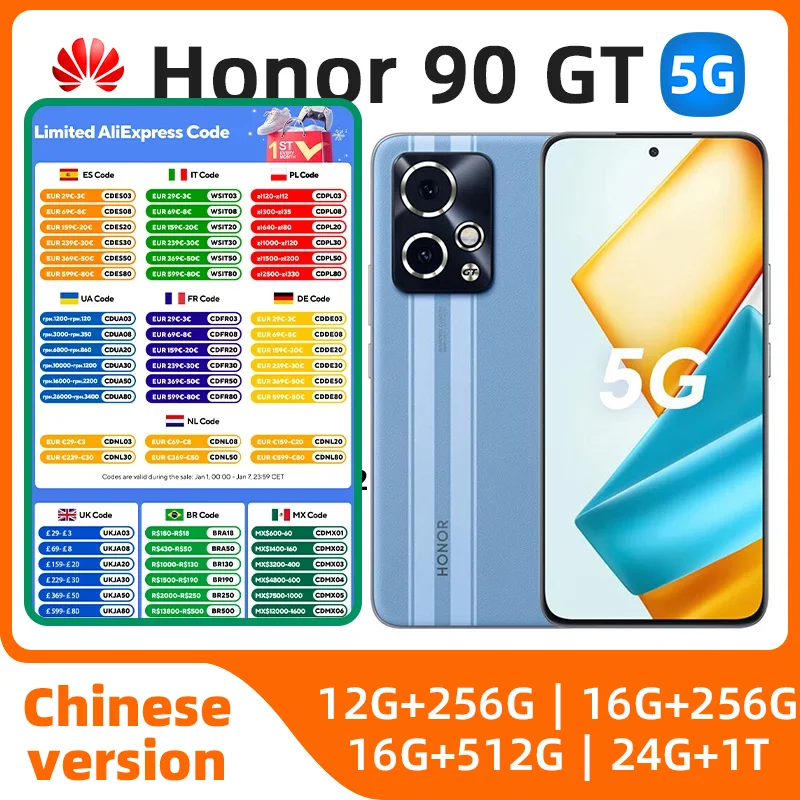 Honor 90 GT Snapdragon 8 Gen 2 6.7