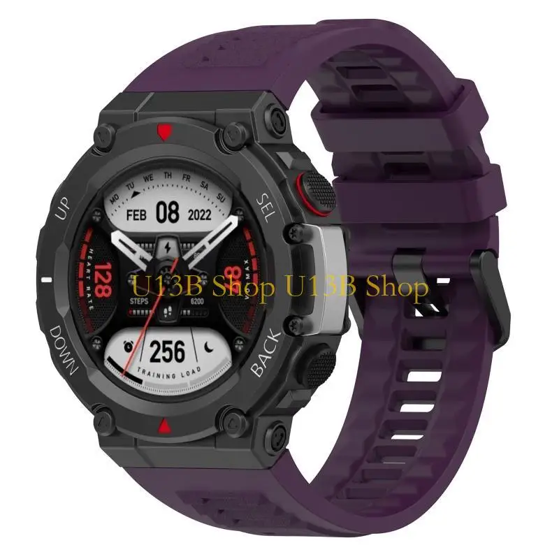 حزام سوار سيليكون ناعم U13B لـ T rex2 Sport Strap Watchband