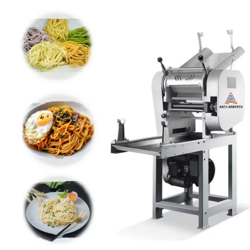 110V 220V Electric Pasta Machine Maker Spaghetti Noodle Making Machine Automatic Noodle Rolling Cutter Stainless Cutting Maker