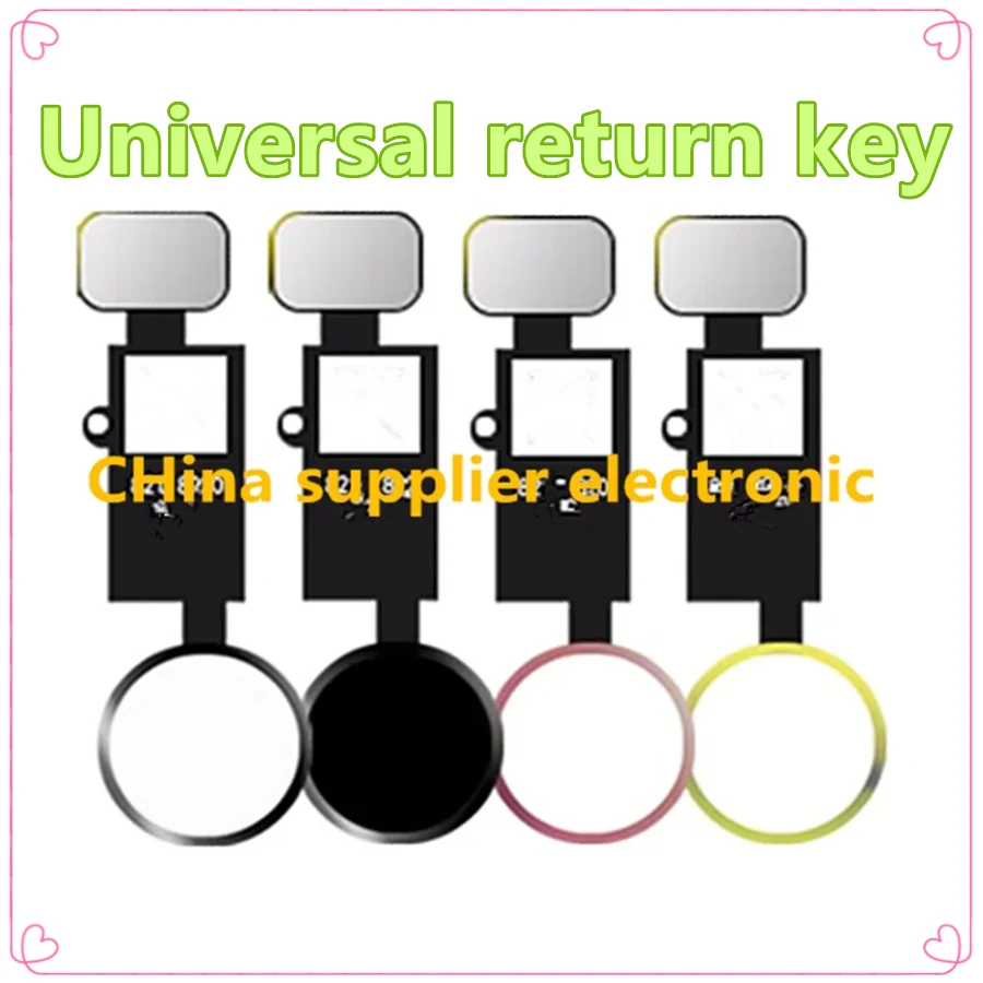 for iPhone 7 8 Plus 7plus 8plus Universal  Home Button And Home Touch Return Button Motherboard Connection Connector Accessories