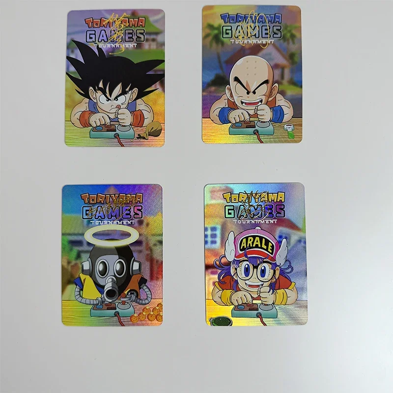 Dragon Ball Super Anime Characters Majin Buu Cell Frieza DIY Homemade Bronzing Christmas Birthday Gift Game Toys Collection Card