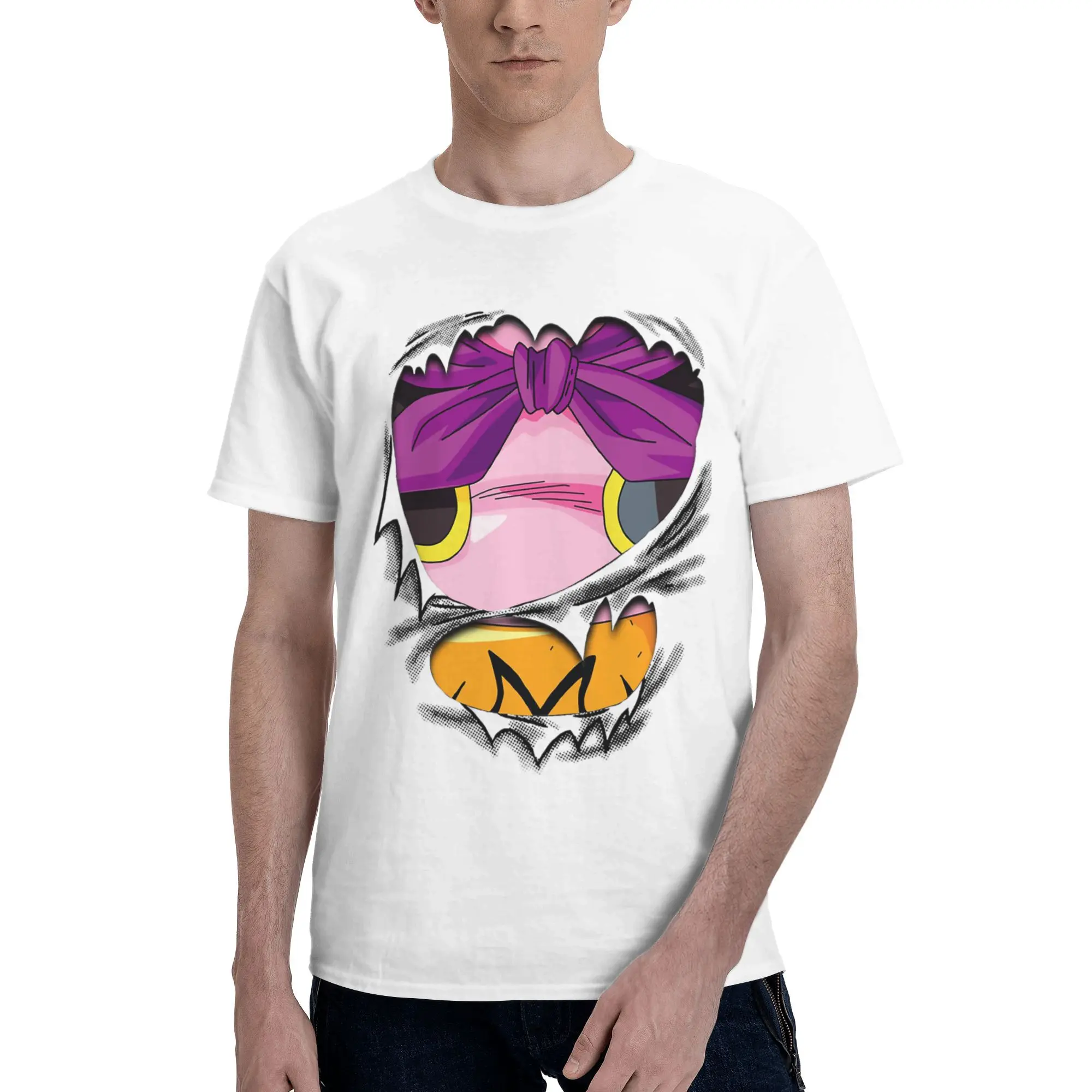 

Custom Anime Majin Buues T Shirt Men Pure Cotton Tshirt Casual Tee Short Sleeve D-Dragon Ball T-shirts Loose Fit Clothing Gift
