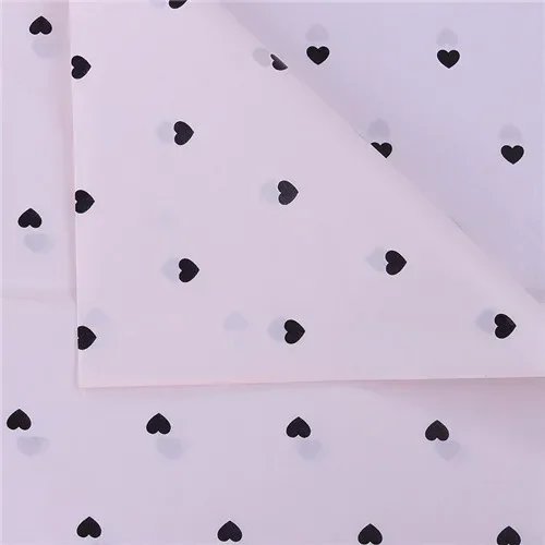 10 Vellen/lot 50*70 Cm Cadeaupapier DIY Handgemaakte Craft Ster Liefde Dot Patroon Tissuepapier bloemen Verpakkingsmateriaal