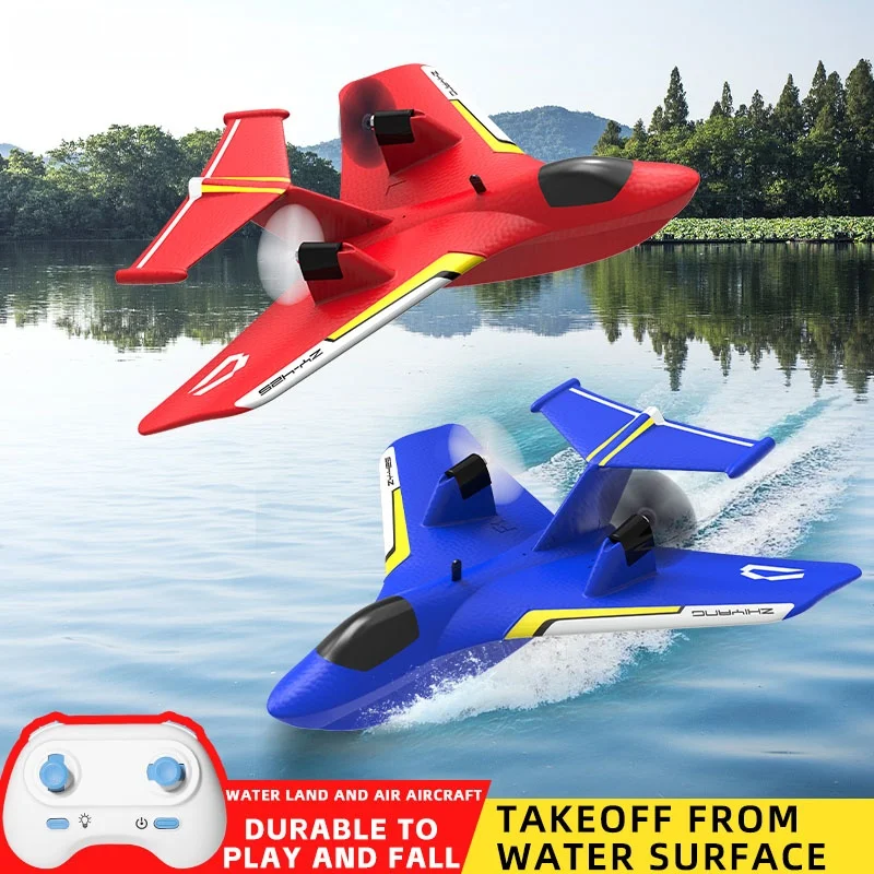 LIFEA FOLORA toy ZY-425 Remote Control Airplane Waterway Air Model Electric Toy Fall-Resistant Water Remote Control Airplane