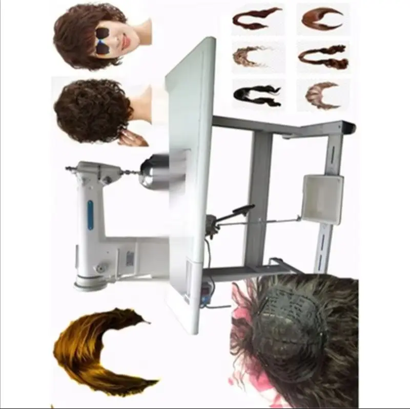 High-End Multifunction Wig Sewing Machine Upright Feed High Column DP×5 Hair Production Shoes Making Industry Sewing Equipment