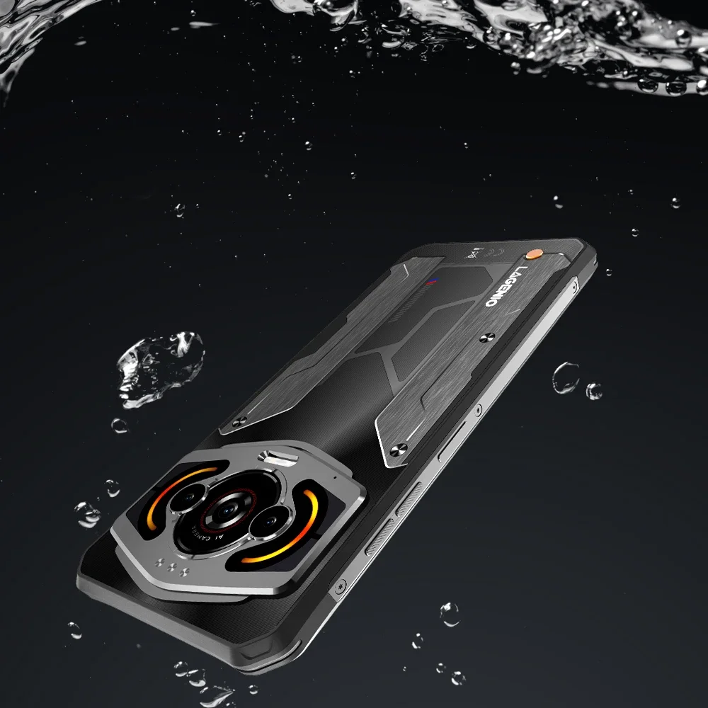 LAGENIO Panther 1 4G هاتف ذكي متين رفيع للغاية 6.7 بوصة HD 4GB + 128 Unisoc T7250 ثماني النواة 13MP 5150mAh أندرويد 15 بصمة NFC