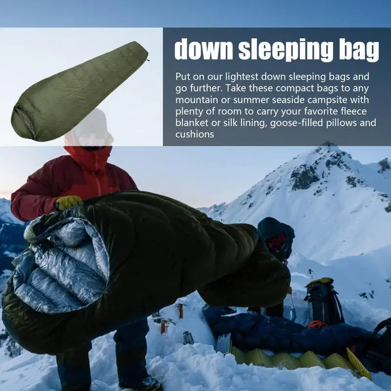 Thick Sleeping Bag Camp Sleeping Bag Lightweight Cold Weather For Backpacking Waterproof Travel Hunting Camping Sleeping Sack