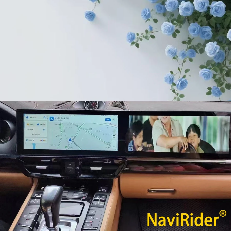 

12.3 Inch+12.3Inch Upgraded Interactive Dual Screen For Porsche Cayenne 2011-2017 Carplay 8+128 Android Multimedia Video Player
