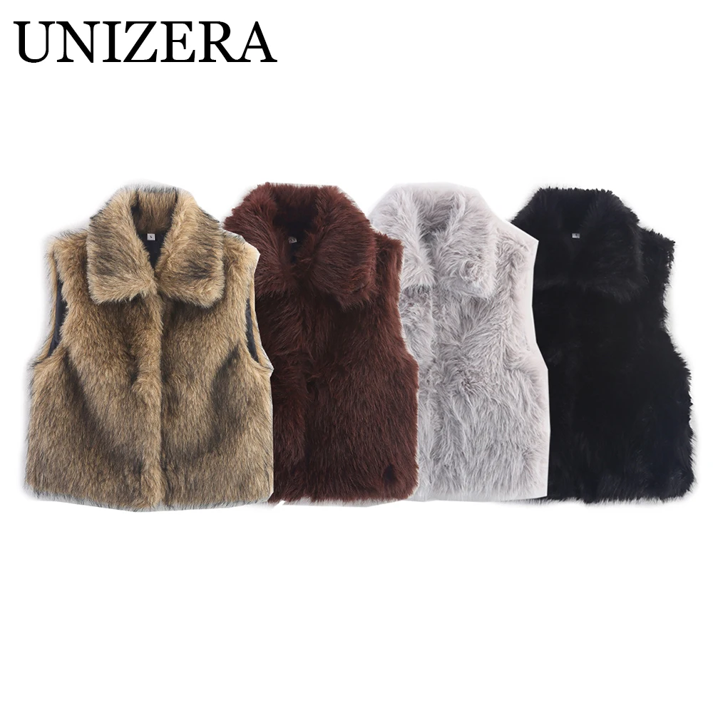 

Autumn and Winter New Women's Fashion, Simple, Versatile, Multi Color Integrated Wool Vest