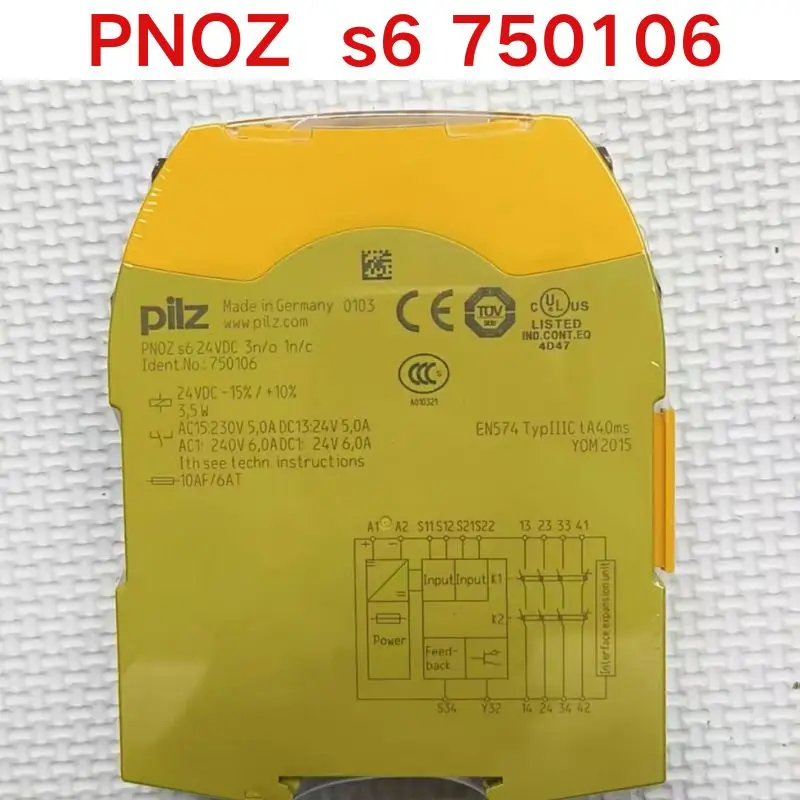 brand-new   Safety relay PNOZ  s6 750106